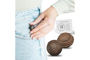 PURAJA Paire de Moqui Marbles Originaux avec Certificat d'authenticité | Pierres vivantes de qualité supérieure | Directement de la région Indienne Hopi à l'ouest des États-Unis (Taille XXL 38-48mm)