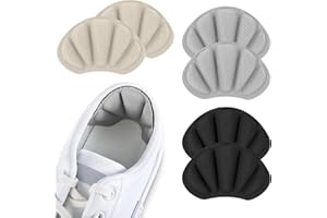 Flintronic 3 Paires de Coussinet Talon Chaussure de Sport Trop Grands et Auto Adhésifs, - Protege Talon Chaussure,Antidérapant
