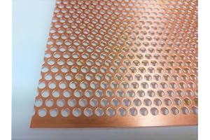 B&T Metall Lamiera forata in rame 0,7 mm Rv 5-7 taglio