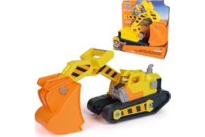 Ruben & Compagnie - Bulldozer Multifonction - Voiture Figurine Pat Patrouille À Collectionner - Dessin Animé Aventures Constructions - Pat Patrouille Jouet - Voiture Enfant - Jouet Enfant 3 Ans Et +