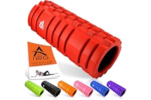 THE GLOWHOUSE ActivNRG Rouleau en mousse pour massage des tissus profonds des muscles et des points de déclenchement (rouge)