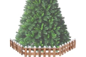 URBN-TOYS URBN Toys Set Of 1 Or 2 Natural Wood Christmas Tree Border Fence (1)