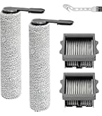 Tineco Kit d'accessoires pour aspirateur eau et poussière pour Tineco Floor ONE S5, Floor One S5 Pro 2, iFloor 5 Breeze Complete (2 HEPA 2 rouleaux à brosse