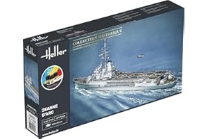 Heller Joustra Maquette bateau porte-hélicoptères : Starter Kit : Jeanne d'Arc