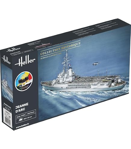 Maquette Heller 1/400 – Marceau + Zerstörer Z31 – Double Set – Bateaux De Collection Historique – Plastique – Dès 14 Ans