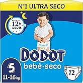 Dodot Baby Dry Diapers Size 5, Diapers, 11kg-16kg, Dodot Baby Dry That Guarantee Up To 12 Hours Dry