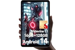 ALLDOCUBE iPlay60 Mini Turbo - Tablette 8.4": Écran FHD 2K | Snapdragon 6 Gen1 | Android 14 | 16+128Go | Widevine L1 | WiFi 5+Bluetooth 5.0 | Tablette Android pour Streaming et Jeux
