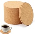 Set Di 70 Sottobicchieri In Sughero, 10 Cm X 3 Mm – Rotondi, Assorbenti, Antiscivolo, Per Ristoranti, Bar, Ufficio E Casa