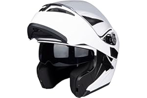 ‎JIEKAI JIEKAI Helm für Motorräder Full-Face Motorcycle Helmet Tragbarer Integralhelme Flip-up Motorradhelm Zertifizierung von ECE DOT