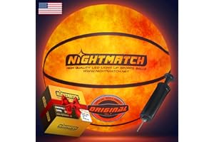NIGHTMATCH Pallone da basket a LED (LB17-EU)