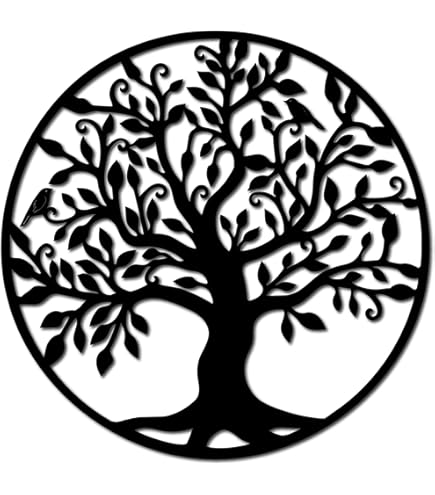 Décoration Murale En Bois Fleur De Vie