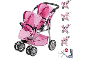 KNORRTOYS.COM Knorrtoys 16474 Knoortoys - Vagón de Marionetas gemelas Milo-UMA.El Unicornio, Multicolor