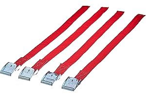 Cora 1068270 Accesorios y adaptadores para portabicicletas, Paquetes de 4 Rojo