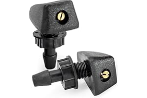 Click&Fit Universal Windshield Washer nozzles 2-Pack, Adjustable Wiper Water Sprayers, Fits Most Cars & Trucks – Windshield Washer Vehicle Accessories