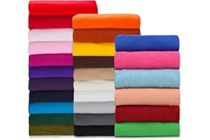 Polar Fleece Fabric Material Super Soft Handle,37 Colors,Anti Pill Test Approved, Spun Polyester Fleece - Washable,Substantial Weight 320G/SqM,Neotrims UK. Red, 1 Metre