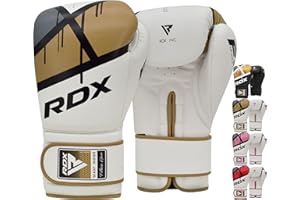 ‎RDX RDX Boxhandschuhe Muay Thai Kickboxen Sparring, Maya Hide Leder EGO Boxing Gloves, Sandsack Boxsack Punchinghandschuhe Adult, Kickboxhandschuhe Kampfsport MMA Training 8 10 12 14 16oz, Männer Damen