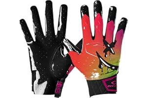 Cutters Rev Pro 5.0 Fußballhandschuhe, rutschfest, mit großem Empfänger, 1 Paar
