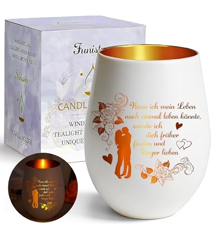 Portacandela antivento con incisione, regalo per donne, regalo per la festa della mamma, portacandela antivento con incisione, regalo di compleanno, regalo di Natale, idea regalo personalizzata