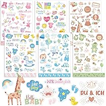 Baby Fotoalbum Sticker Set - 212 Motiven Für Erinnerungsbücher