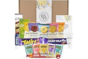 CURATED BUNDLES Get Well Soon Gift - Hamper for Women & Men, Bundled With Get Well Soon Card, Herbal Tea, Hot Chocolate, Body Lotion, Lip Balm, Chocolate, Sweets, Tissues And More.