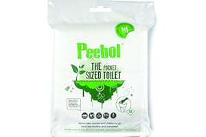Peebol by SHEWEE – The Pocket-Sized Toilet – Rapidly Turns 1L of Urine into an Odourless & Solid Gel. Made in the UK, Disposable Urinal Bag for Everyone. Festival, Camping, Car & Travelling Essentials
