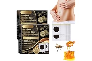 Altherona 20 Stück Bienengift Lymphdrainage Abnehmpflaster, Abnehmen Schnell Detox Pflaster fat burner, Abnehmen Schnell Fettverbrenner, Detox Patches, Schlankheitspflaster Gewichtsreduktion am Bauch