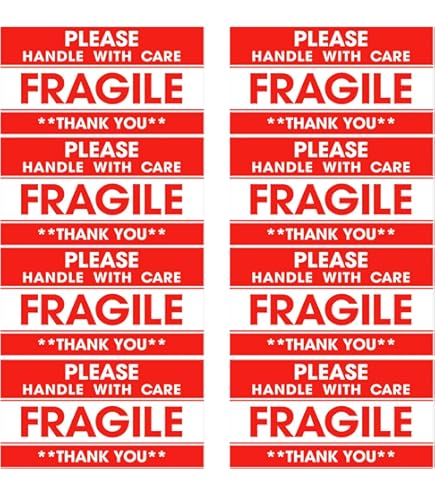 Fragile Do Not Stack - Combination Shipping Labels | Seton