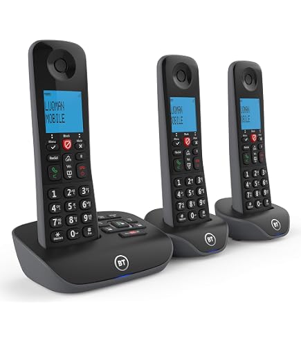 Telefono Cordless BT 6500 Con Blocco Chiamate Fastidiose E Segreteria - 1 Handset, Nero, Usato