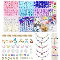 Kit De Perles Colorées Pour Bracelets DIY - 705 Perles En Verre De 8 Mm, 24 Couleurs, Avec Fil élastique Et Accessoires | Idée Cadeau Créative - 4