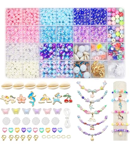 Polymeer kralen unicorn 10x - Kralenwinkel Albertien