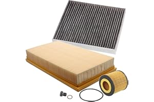 ‎ENVA MADE FOR QUALITY BESTPRICE Inspektionspaket Filterset mit 1x Luftfilter, 1x Innenraumfilter mit Aktivkohle, 1x Ölfilter inkl. Schraube & Dichtring, Kompatibel mit SEAT CORDOBA (6L2), IBIZA (6L1), VW POLO (9N_, 9A_)