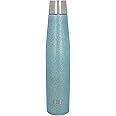 Built Apex Insulated Water Bottle with Leakproof Perfect Seal Lid, Sweatproof 100% Reusable BPA Free 18/8 Stainless Steel Flask, Aqua Glitter, 540 ml
