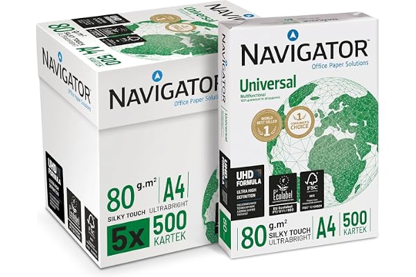 Navigator Universal - Papel multiusos para impresora - A4 80gr - 2500 hojas