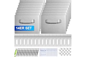 VEVOQIM 14ER Set Dibond und Acrylglas Aufhängung,(8×6cm)Bildaufhänger Selbstklebend,Bildaufhänger zum Kleben,Bilderhaken Selbstklebend Aufhänger für Bilder Spiegel Aufhängung,bis zu 8kg