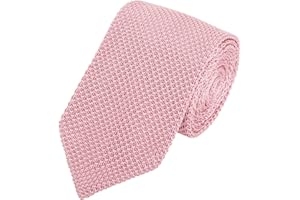 WANYING Uomo 7cm 2,75" Cravatta Ristretto Lavorata a Maglia Skinny Stretta Sottile Cravatta a Maglia Stile Retrò Vintage Sporty Casual Business Da lavoro Basic per Gentlemen