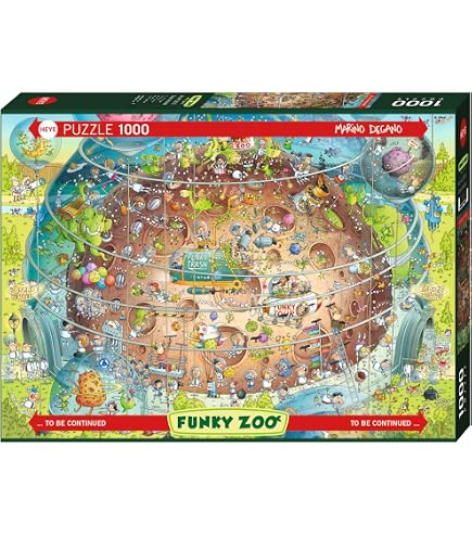 Heye Puzzle Statua Della Libertà - 1000 Pezzi, Multicolore, Qualità Fustellata, Dimensioni 69x49 Cm (circa) - 3