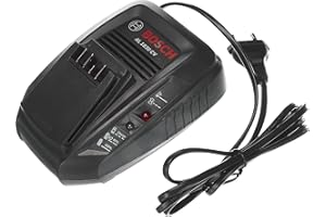 GLORIA Bosch Schnellladegerät AL 1830 CV | Akku Ladegerät für alle Bosch 14,4V und 18V Power for All Akkus | Original Zubehör für GLORIA 18V Geräte MultiBrush, FineCut, WeedBrush, Sprühgeräte