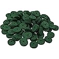 90Pcs Yootones Piano Felt Pads Accessory Washers Cushion for Keyboard Balance Front Rail Regulating Repair Parts Replacement (Green)