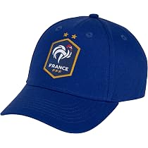Casquette FFF Officielle – Équipe De France De Foot, Coton, Taille Réglable, Collection 2025, Pour Tous Les Fans
