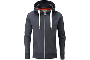 Charles Wilson Felpa Original da Uomo con Cappuccio in Misto Cotone con Zip