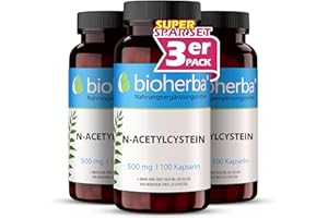 BIOHERBA R NAC Kapseln – 300 Stück mit 500 mg N-Acetyl-L-Cystein (Aminosäure) von BIOHERBA PZN 18216580