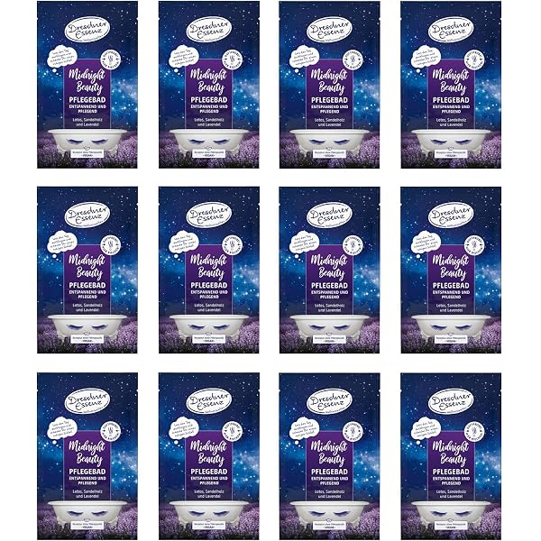 Dresdner Essenz Badepuder Make A Wish – 6 X 60 G Mit Glitzer | Duft Nach Lotos & Pfirsichblüte, Mit Mandelöl