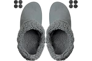 Endoto Forro para Croc, Fur Liner Fleece Fluffy Fuzzy Lining de Repuesto Mullido y Cálido para el Invierno - Gris