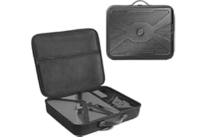 EUGOOCX Hard Travel Case for Starlink Mini Dish, Waterproof Shockproof Hard Carrying Case for Store Mini Starlink, Kickstand, Pipe Adapter, Cables, Power Supply Accessories