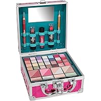 Lip Smacker Beauty Vanity Case, Tous Les Essentiels De Maquillage Pour Le Visage, Les Lèvres Et Les Ongles Pour Le Look Créatif Ultime De Vos Enfants, Accessoires Capillaires Et Applicateurs Inclus