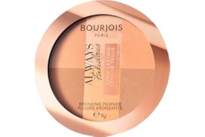 ‎BOURJOIS Bourjois Always Fabulous bronzer rozświetlający, długotrwały, z lekką formułą i ultradrobną konsystencją, 001 Medium