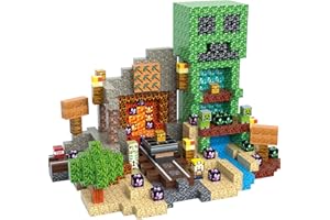 MEDMHSMA Magnetische Bausteine 100 Teile Baue Diamant Mines Welt Magnet Spielzeug Kinder ab 3 Jahre Magnetblöcke Sets Geschenk für Jungen und Mädchen