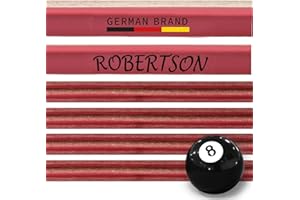 Robertson Bandengummi für Pool Billardtische Größe 7,8, und 9ft., Hochwertiger Naturkautschuk, Turnierbillard Profil 66, perfekte Gummihärte, Rückpralleffekt, langlebig, Satz 6 St.