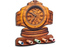 ‎DRO DESIGN DRO Design Geldgeschenke, Geschenkverpackung Holz-Optik Uhr Motiv – Bargeldgeschenk, Geldpräsent, Kreatives Geldgeschenk, Geburtstag, Hochzeit, Weihnachten