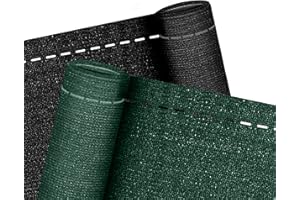 NAIZY Pantalla de Valla privacidad protección contra el Viento 150 g/m² HDPE con UV estabilizado y Resistente a la Intemperie para Valla y barandilla de balcón(Verde, 1m x 10m)